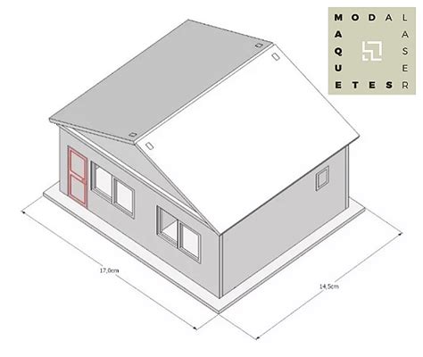 Maquete Escolar Casa Simples Modalmaquetes