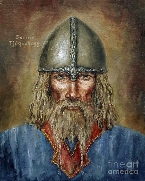 Sweyn Forkbeard Painting by Arturas Slapsys