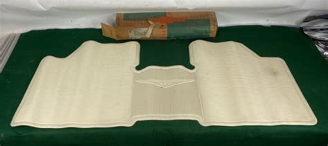 Nos 1963 1966 Chevy Iinova Accessory Rear Full Width Floor Mat White