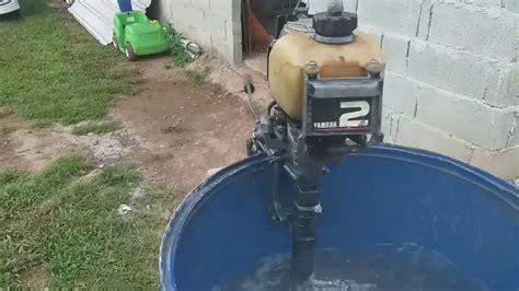 Motor Fuera De Borda Yamaha 2hp YouTube