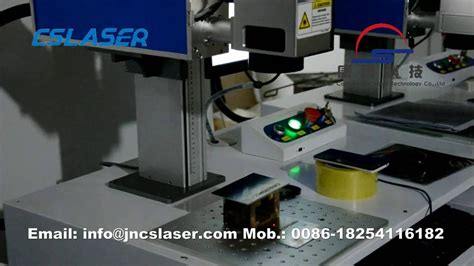 Fiber Laser Marking Machine With Auto Focus Jinan Consure Electronic Technology Co Ltd Youtube