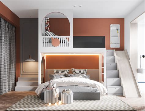 Modern Children Bedroom 3D model | CGTrader