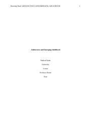 Adolescence And Emerging Adulthood Docx Running Head ADOLESCENCE AND