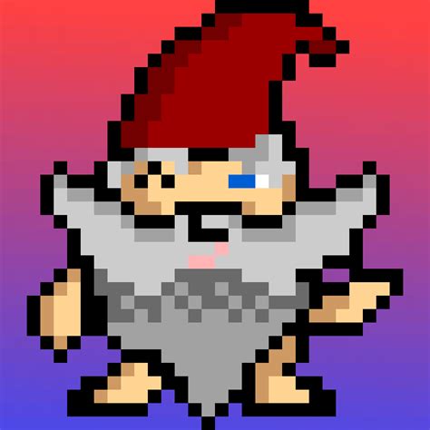 Pixilart Party Gnome By Dadtaler