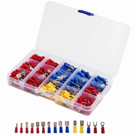 Hot Pcs Set Car Cable Lugs Assortment Kit Wire Flat Female