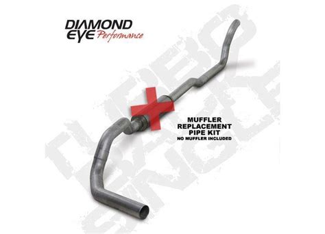 Diamond Eye 4 Turbo Back Exhaust Dodge 1989 93 2500 3500 5 9l