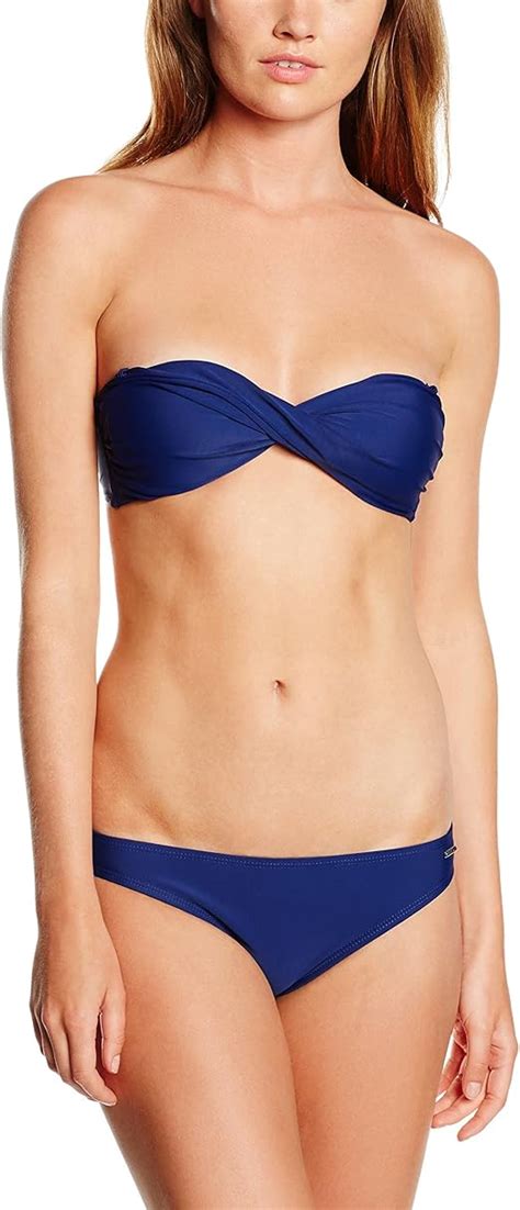 Miami Beach Swimwear Women S Angie Bikini Blue Old Navy Amazon Co Uk Clothing