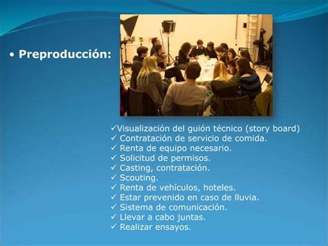 Etapas De La Producci N Audiovisual Ppt