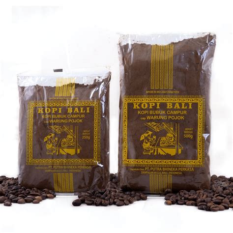 Jual Kopi Bali Cap Warung Pojok Cap Kupu Kupu Bola Dunia 250gr 500gr