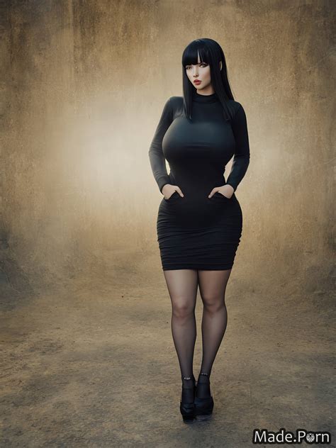 Porn Image Of Steampunk Happy Fully Clothed Thighs Gigantic Boobs Black Big Hips Created By AI