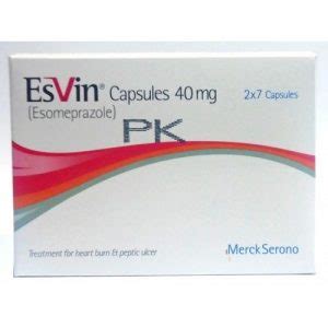 Esvin 40mg Capsules - Time Medical