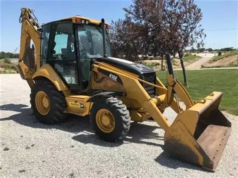 Used Caterpillar 416e Backhoe Loader High Performance Good Condition