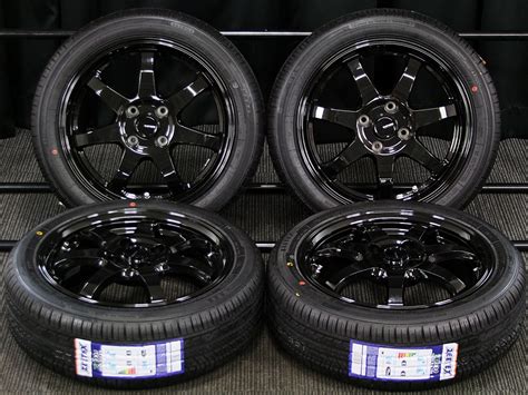 HOT STUFF ホットスタッフ G speed ジースピード G 03 155 5J 43 PCD100 4H ブラックメタリック ZEETEX ジーテックス ZT1000