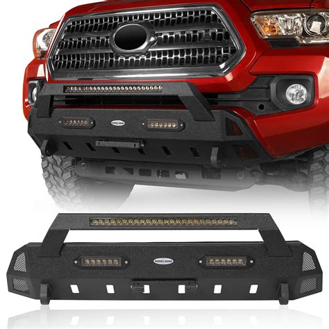 Buy Hooke Road Tacoma Stubby Front Bumper Solid Steel Offroad Bumper