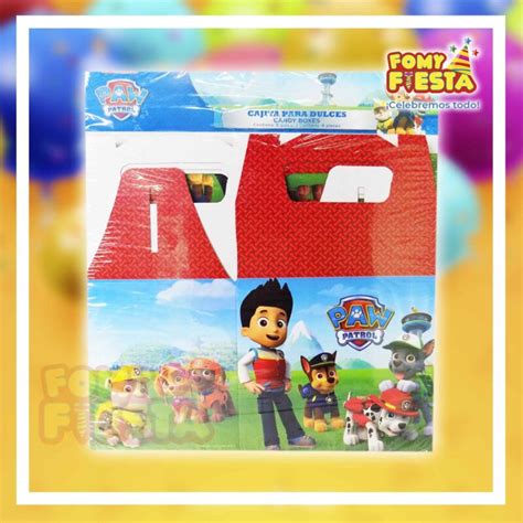 Cajita P Dulce Paw Patrol Fomy Fiesta