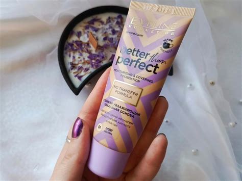Тональный крем Eveline Better Than Perfect 01: Легкий тон для недолгие ...
