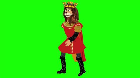 Cartoon Lion King Green Screen Video | Cartoon lion, Greenscreen, Cartoon