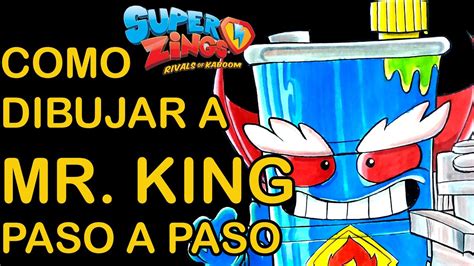 COMO DIBUJAR A MR KING ULTRA RARO DE SUPERZINGS HOW TO DRAW SUPERZING