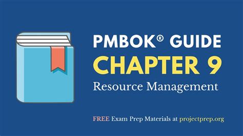 Pmbok Guide Th Edition Chapter Resource Management Youtube