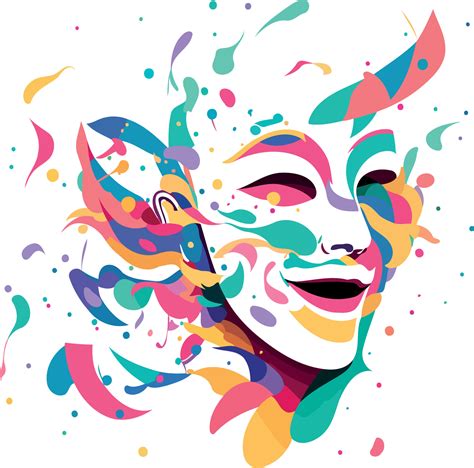 ornate colorful venetian mask 17378903 Vector Art at Vecteezy