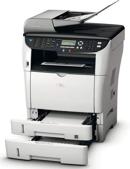 Ricoh Aficio SP 3510SF Multifunction Copier CopyFaxes