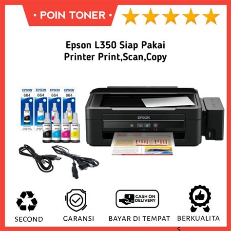 Printer Epson L Print Scan Copy Nozle Full Lazada Indonesia