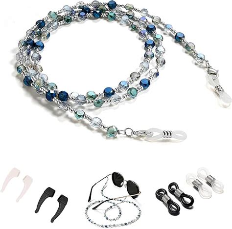 Fashion Beaded Eyeglass Chain For Women Face Mask Beaded Eyewear Chain