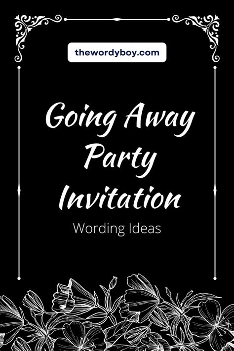 Going Away Party Invitations Farewell Party Invitations