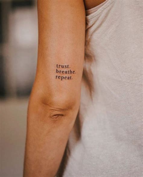 Ninety Quote Tattoos Honoring Love Life And Inner Fortitude