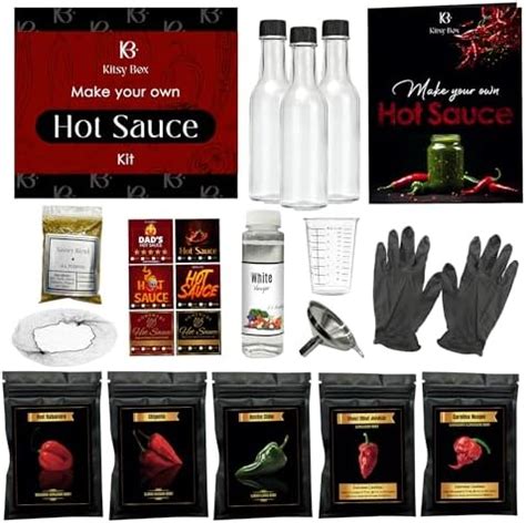 Amazon Diy Hot Sauce Making Kit Make Your Own Hot Sauce