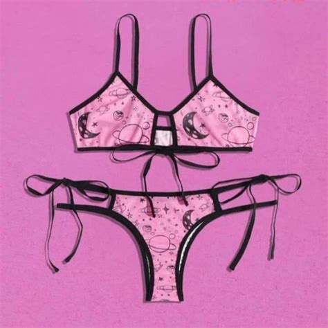 Lingerie fofa de galáxia Shopee Brasil