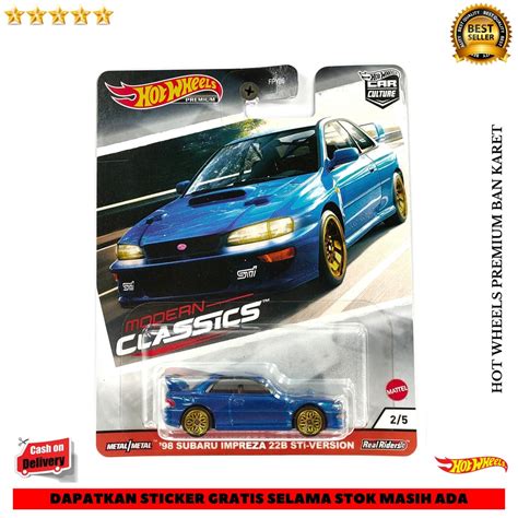 Jual Hot Wheels Premium Modern Classics Subaru Impreza Sti Car Culture Shopee Indonesia