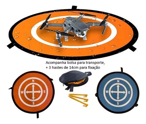 Pista De Pouso Decolagem Drone Heliponto Landing Pad Cm Mercadolivre