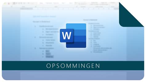 Automatische Nummering Microsoft Word YouTube