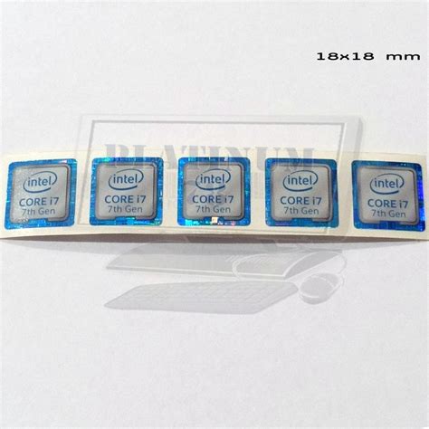 Jual Stiker Sticker Logo Intel Core I7 Gen 7 Original Shopee Indonesia