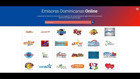 Emisoras Dominicanas - Radio - FM & AM en Vivo - YouTube