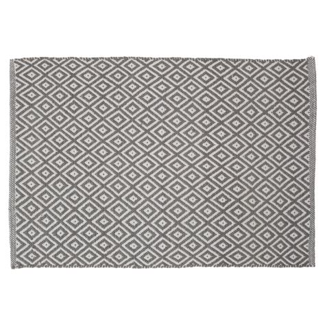 Sealskin Trellis Tapis De Bain X Cm Coton Gris Sawiday Fr