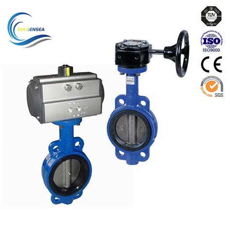 150lbs Pn16 Electric Actuator Wafer Concentric Type Butterfly Valve