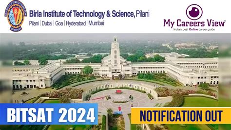 Bitsat Session Registration Begins My Careers View India S