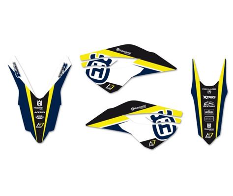 Graphics Kit With Seat Cover Blackbird Racing Fabregues Motos