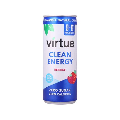 Virtue Clean Energy Zero Sugar Energy Drink Berries Flavor 250ml