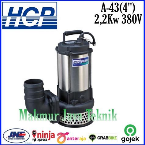 Jual Pompa Celup Air Limbah Kotor Waste Water Pump Hcp A 43 3Hp 3Phase