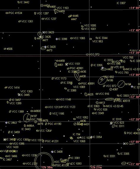 Jim Burnell's CCD Images - The Virgo Cluster