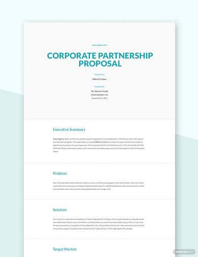 Partnership Proposal 28 Examples Format How To Create Pdf