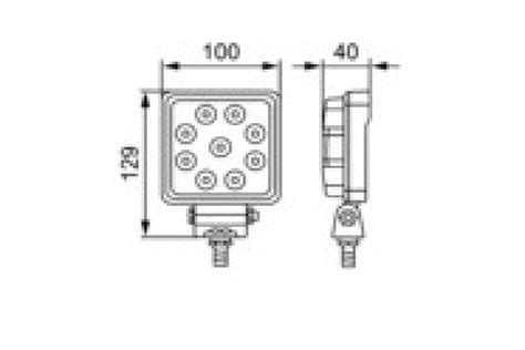 2 X Arbeitsscheinwerfer HELLA ValueFit S1500 LED Nahfeldausleuchtung 12