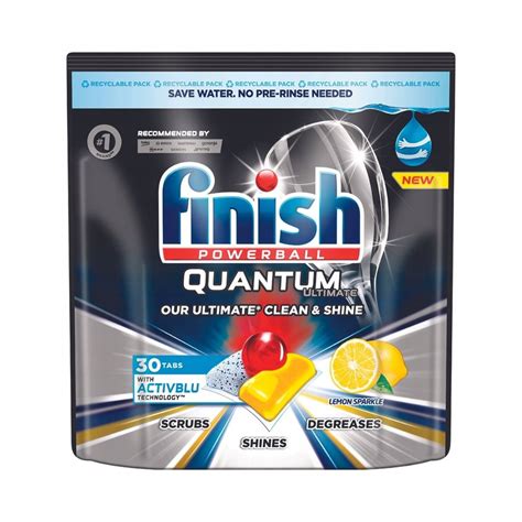 Kapsułki Tabletki Finish Quantum Lemon - 12756605234 - oficjalne ...