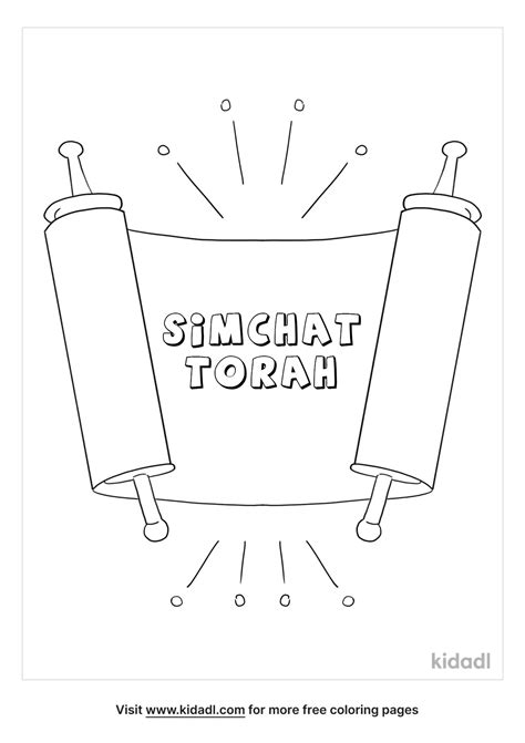 Simchat Torah Flag Coloring Pages Coloring Pages