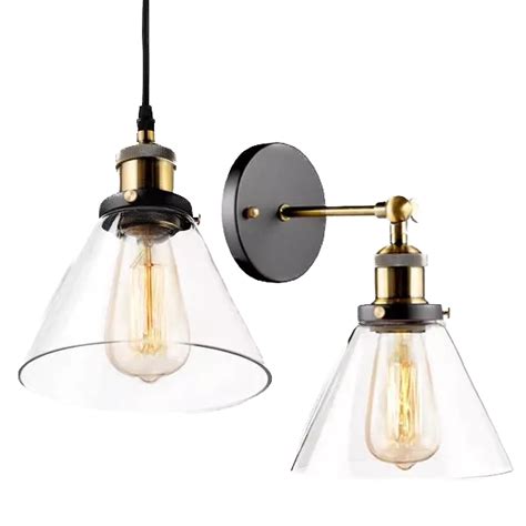 Lampa Wisz Ca I Kinkiet Vintage X Cm Klosz Transparentny