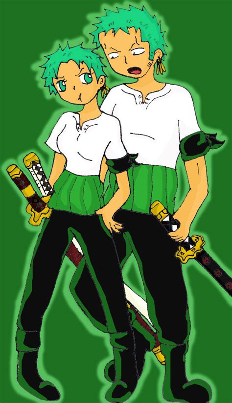 Zoro And Zoro Gender Bender By Ally Nad On Deviantart