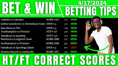 Betting Tips Today Betting Predictions Correct Scores Fixed Matches